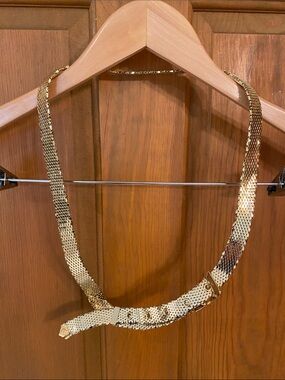 Vintage Whiting & Davis Gold Belt